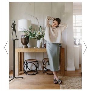 Jenni Kayne slip skirt Mist